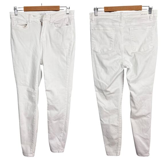 Judy Blue Denim - Judy Blue Womens 11/30 White Alicia High Rise Skinny‎ Jean Tummy Control Stretch